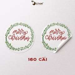 Giấy tự dính (sticker) cắt demi hình tròn xấp 4 tờ A4