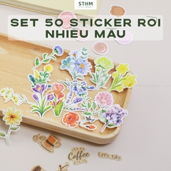 Giấy tự dính (sticker) cắt rời bộ 50 cái