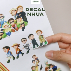 Giấy tự dính (sticker) in theo yêu cầu A4  (25 cái nhãn)