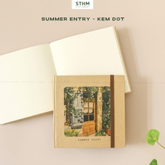 Sổ tay may chỉ bìa cứng Vintage Asthetic 14x14cm