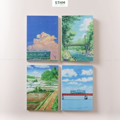 Tập may chỉ B5 giấy kem 80gsm 200trang