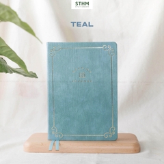 Sổ tay may chỉ bìa cứng PU A5 Nhật ký đọc sách Reading Jounal