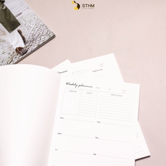 Tệp giấy kem 190gsm PLANNER A5
