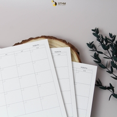 Tệp giấy kem 190gsm PLANNER A5