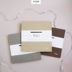 Sổ tay may chỉ bìa cứng bọc vải The.r Sketchbook giấy kem 190gsm