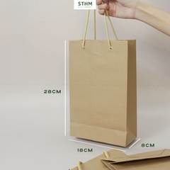 Túi giấy kraft 160gsm xấp 10 cái