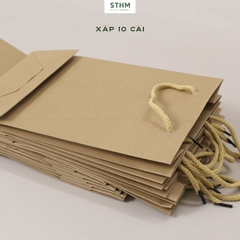 Túi giấy kraft 160gsm xấp 10 cái