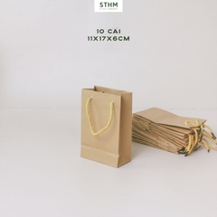 Túi giấy kraft 160gsm xấp 10 cái