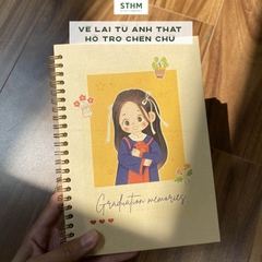 Sổ tay lò xo CHIBI in TYC A5