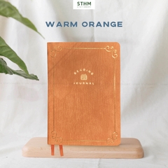 Sổ tay may chỉ bìa cứng PU A5 Nhật ký đọc sách Reading Jounal