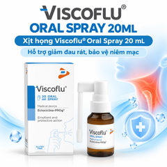 Xịt họng VISCOFLU® ORAL SPRAY 20ML  - Hỗ trợ giảm đau rát, bảo vệ niêm mạc 20ml