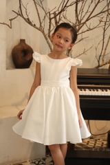 Gardenia Dress - Đầm cánh tiên đính hạt trai lưng