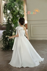 Calla Grace Dress - Đầm lệch vai dài