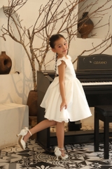 Gardenia Dress - Đầm cánh tiên đính hạt trai lưng