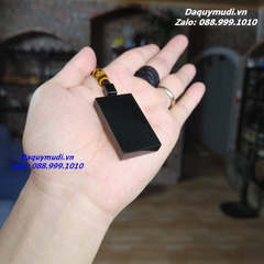 Copy of DÂY CHUYỀN NGỌC BÍCH MÀU ĐEN BỌC BẠC