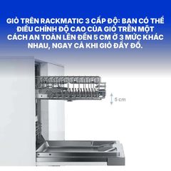 Máy Rửa Chén Độc Lập Bosch SMS4HTI16E Series 4 - 13 Bộ - Xuất xứ Ba Lan - Bảo hành 3 năm