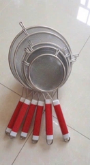 vớt bọt cán đỏ 16cm