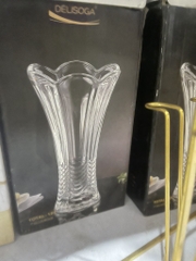 lọ hoa V200 25cm vàng