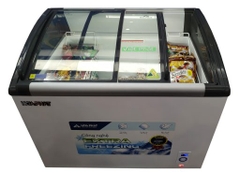 Tủ Đông Mặt Kính Cong Funiki 280L HSF AD6280.C - Dàn Đồng, Kính Low-E