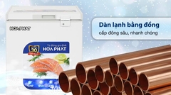 Tủ đông dàn đồng Funiki Hòa Phát 107L HPF AD6107