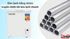 Tủ Đông Dàn Nhôm Funiki Hoà Phát 66 Lít HPF AN666