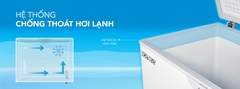 Tủ Đông Funiki Hòa Phát 2 Ngăn Dàn Đồng Inverter 245L HPF BD8245