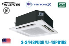 Máy lạnh âm trần cassette Panasonic inverter 5.5 HP 3 Pha S-3448PU3H/U-48PR1H8