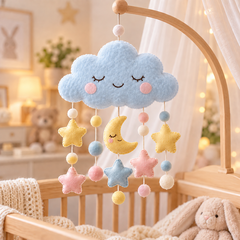 Đồ chơi treo nôi hình mây & ngôi sao Winfun