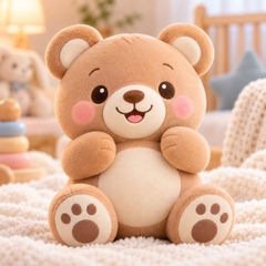 Đồ chơi bóp phát tiếng hình gấu Infantino