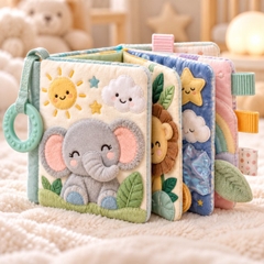 Sách vải cảm giác cho bé Lamaze