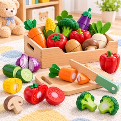 Bộ rau củ cắt ghép bằng nam châm