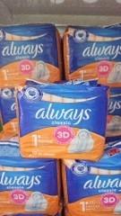 BĂNG VỆ SINH ALWAYS CLASSIC SIZE 1 
THÔNG THƯỜNG CÓ CÁNH 10 MIẾNG