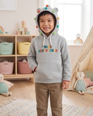 Áo hoodie nỉ in chữ