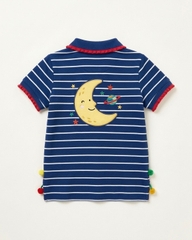 Áo polo kẻ sọc xanh navy