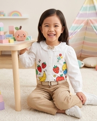 Áo sơ mi tiểu thư cổ bèo