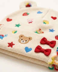 Mũ len beanie tai gấu
