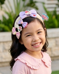Set kẹp tóc nơ và bờm