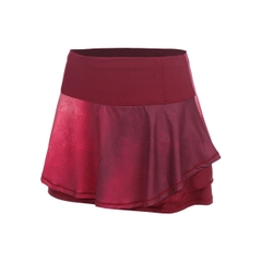 Chân váy Bidi Badu thể thao tennis/pickleball nữ Freeze Out Dark Red Pink BB180026-9050