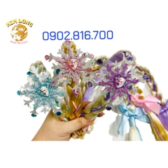 Vương miện Cài tóc Elsa có tết bím tóc nữ hoàng băng giá Elsa(Frozen) xinh xắn dễ thương cho bé gái