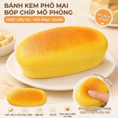 ĐỒ CHƠI BUTTER BÁNH SQUISHY BÁNH MÌ PHÔ MAI / BÁNH SỪNG TRÂU / BÁNH ORIO / HAMBUGER BÓP MỀM TAN CHẬM GIẢM CĂNG THẲNG