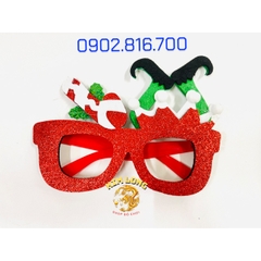 Mắt kính mắt kiếng noel ko tròng cho bé trang phục NOEL ngày lễ giáng sinh