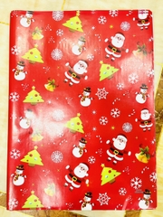 1 tờ Giấy gói quà Noel họa tiết giáng sinh nhiều màu sắc dày dặn đẹp 50x70cm phụ kiện trang trí noel ngày lễ giáng sinh
