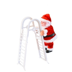 TẶNG PIN Đồ chơi ông già NOEL leo thang gập quà tặng giáng sinh hoặc phụ kiện trang trí Noel ngày lễ giáng sinh