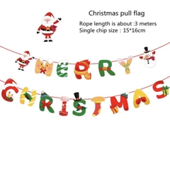 DÂY CỜ GIẤY TREO CHỮ MERRY CHRISMAST PHỤ KIỆN TREO TRANG TRÍ NOEL NGÀY LỄ GIÁNG SINH