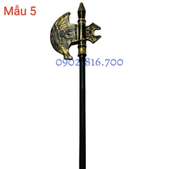 Cây lưỡi hái - đinh ba - búa - rìu - đầu lâu dài 70cm phụ kiện trang trí hóa trang halloween