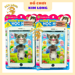ĐỒ CHƠI IPAD MINI THÔNG MINH PHÁT NHẠC KỂ CHUYỆN ĐỌC THƠ HÌNH BABY THREE / KUROMI / KITTY / GẤU DÂU / MÈO TOM CHO BÉ