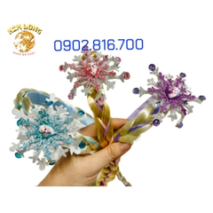Vương miện Cài tóc Elsa có tết bím tóc nữ hoàng băng giá Elsa(Frozen) xinh xắn dễ thương cho bé gái