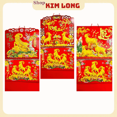 LỊCH TREO TƯỜNG TẾT ĐINH MÙI 2027 - BÌA LỊCH LÒ XO GIỮA GẮN BỘ SỐ/ LỊCH THÁNG 12 TỜ MỖI TỜ 1 THÁNG dochoitreemkimlongshop