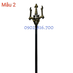 Cây lưỡi hái - đinh ba - búa - rìu - đầu lâu dài 70cm phụ kiện trang trí hóa trang halloween