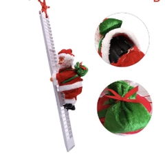 TẶNG PIN Đồ chơi ông già NOEL leo thang quà tặng giáng sinh hoặc phụ kiện trang trí Noel ngày lễ giáng sinh